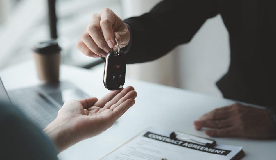 Remise de clé achat de voiture d'occasion